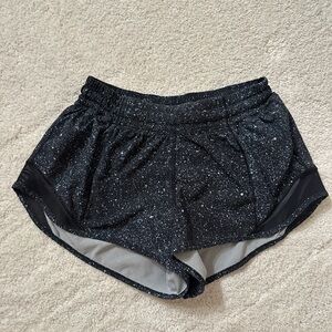Lululemon Speed Up Shorts 2.5” | Size 4 Black Speckle